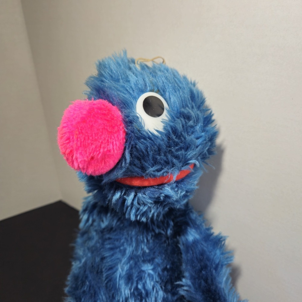 Sesame Street Muppets Grover Vintage‎ Stuffed Animal Toy Monster Hasbro Plush - Picture 3 of 13